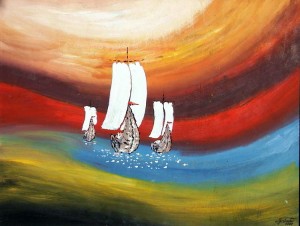 sailing across the rainbow